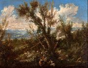 Alessandro Magnasco, Landscape with Shepherds